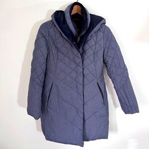 The Izzat New York Women’s 3/4 Length Down Zip Snap Closure Coat Size Small